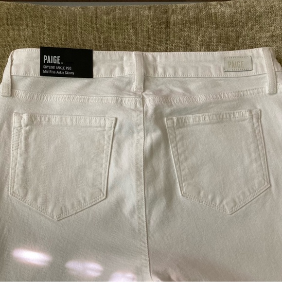 Paige Skyline Ankle PEG Mid Rise Ankle Skinny Jeans - Picture 8 of 10